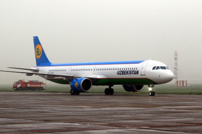 В аэропорт Ташкента прибыл третий по счету самолет «Uzbekistan Airways» - Airbus A321neo LR