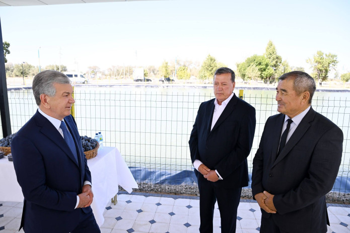 Prezident qoraqalpoq iqlimiga moslashtirilgan sanoatlashgan intensiv bog‘ni borib ko‘rdi