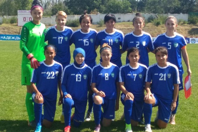 Женская сборная Узбекистана отправила 12 безответных мячей в ворота Таджикистана