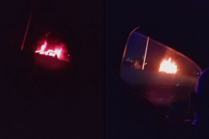 Тошкент вилоятида Mаtiz такси ҳайдовчиси ўлдирилиб, автомашинаси ёқиб юборилди