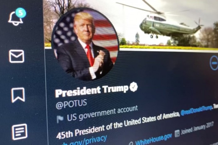 Twitter Trampning akkauntini tag-tugi bilan o’chirib tashladi