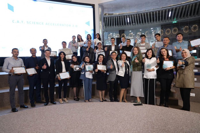 Прошел финал первого в Узбекистане научного акселератора C.A.T. Science Accelerator
