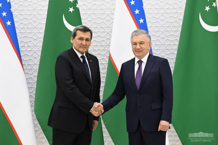 Shavkat Mirziyoyev Turkmaniston tashqi ishlar vaziri Rashid Meredovni qabul qildi