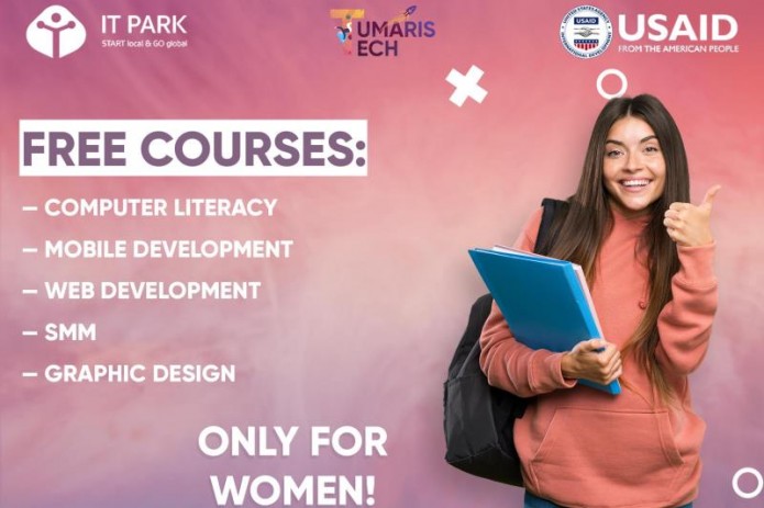 Проект Tumaris Tech запускает бесплатные IT-курсы для девушек