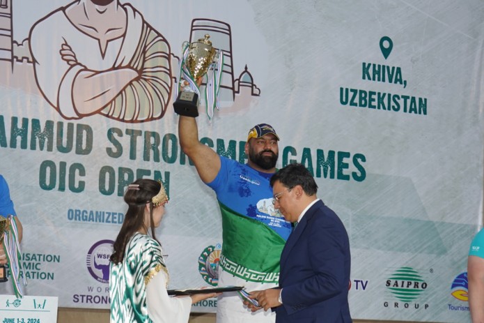"Pahlavon Mahmud - Strongmen games" xalqaro turnirida eronlik Reza Geytasi 1-o'rinni qo'lga kiritdi