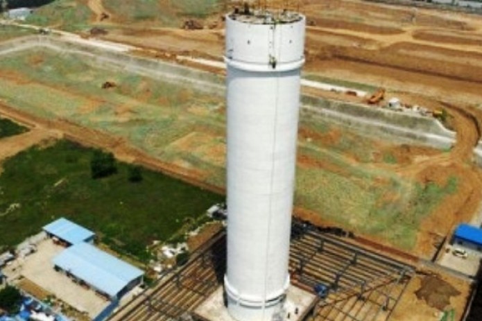 В Китае построили гигантскую башню-воздухоочиститель