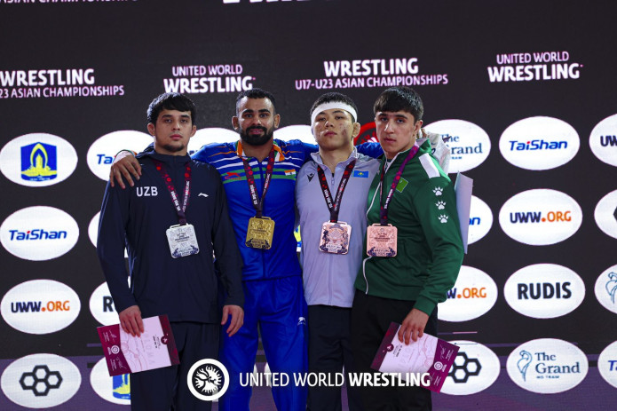 U23 yosh toifasidagi kurashchilarimiz Osiyo chempionatida 16 ta medal qoʻlga kiritishdi