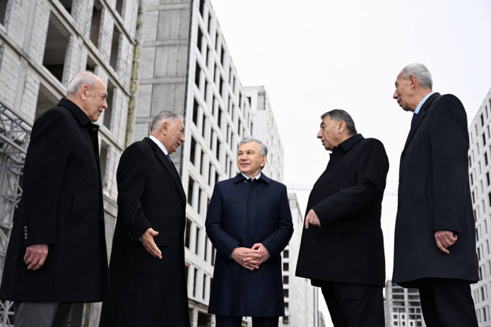 Zamonaviy turar joy majmuasining qurilishi bilan tanishildi