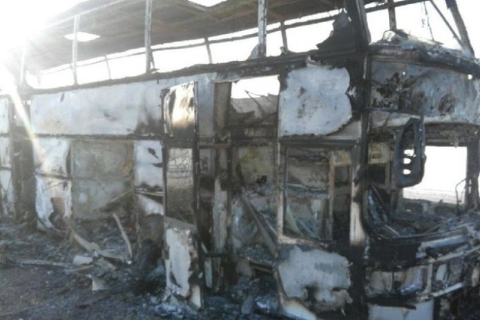 Власти Казахстана назвали возгорание автобуса несчастным случаем Власти Казахстана назвали возгорание автобуса несчастным случаем