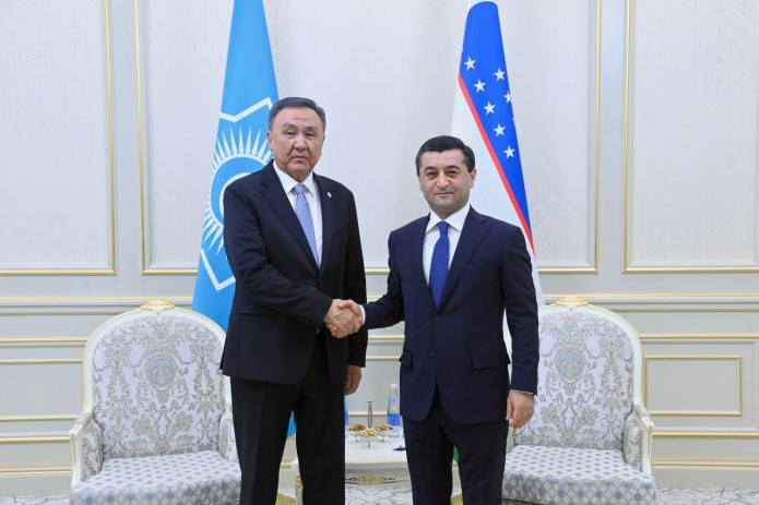 Baxtiyor Saidov Turkiy davlatlar tashkiloti Bosh kotibi Kubanichbek Omuraliyev bilan uchrashdi