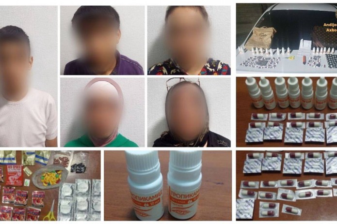 Andijonda bir guruh shaxslar  homila tushuruvchi va kuchli ta'sir qiluvchi dorilarni oldida olib yurgan paytda ushlandi