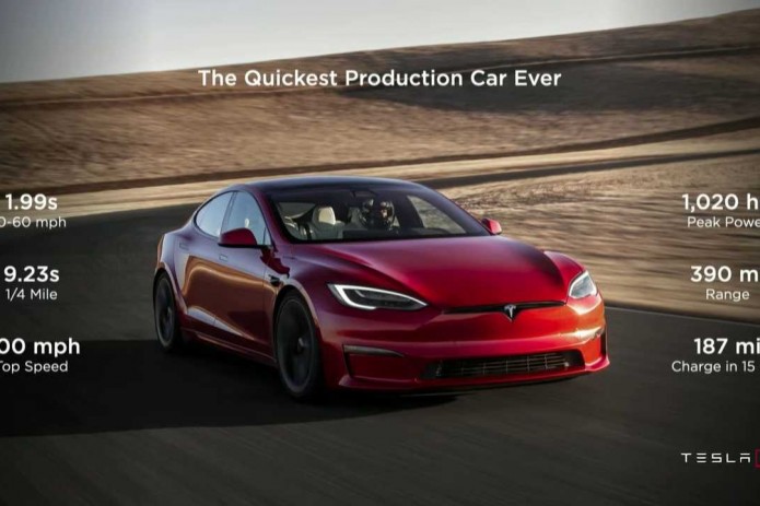 Tesla launches high-end Model S 'Plaid' to fend off Mercedes, Porsche