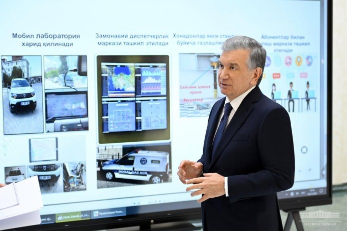 Шавкат Мирзиёев ознакомился с важными инфраструктурными проектами