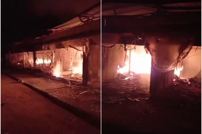 Xorazmda kiyim-kechak do‘konlarida yirik yong‘in sodir bo‘ldi