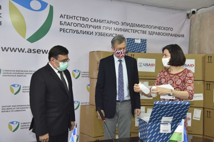 US transfers Covid-19 testing reagents to Uzbekistan
