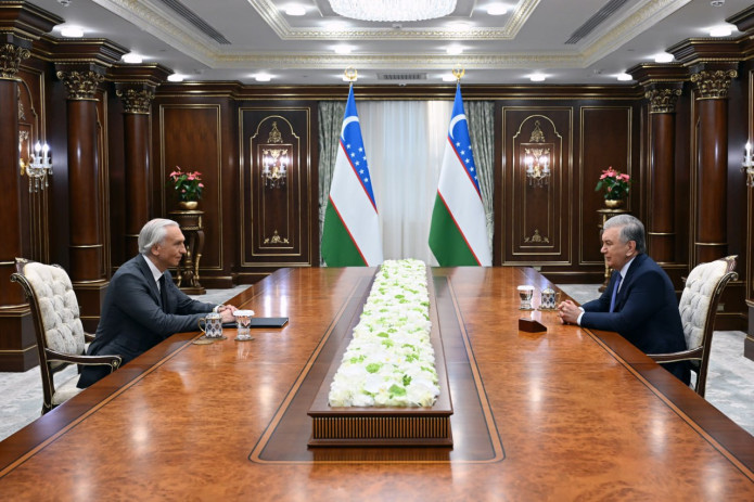 Shavkat Mirziyoyev Rossiyaning “Gazprom neft” kompaniyasi boshqaruvi raisi Aleksandr Dyukovni qabul qildi