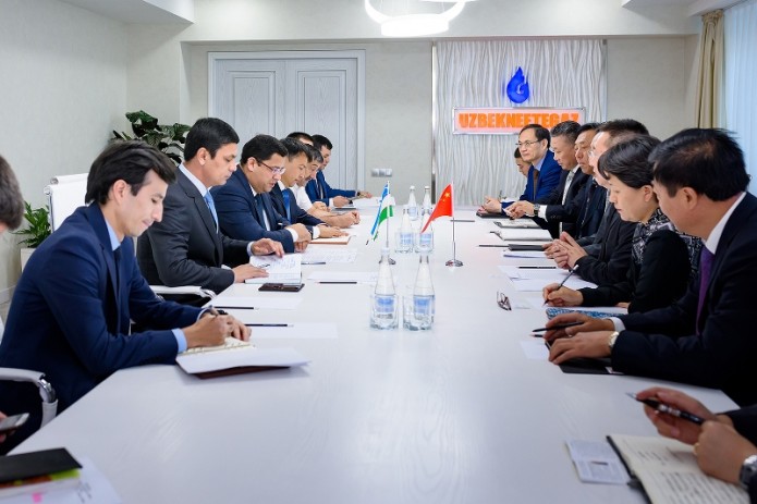 В АО «Узбекнефтегаз» обсудили вопросы поставки узбекского газа в Китай