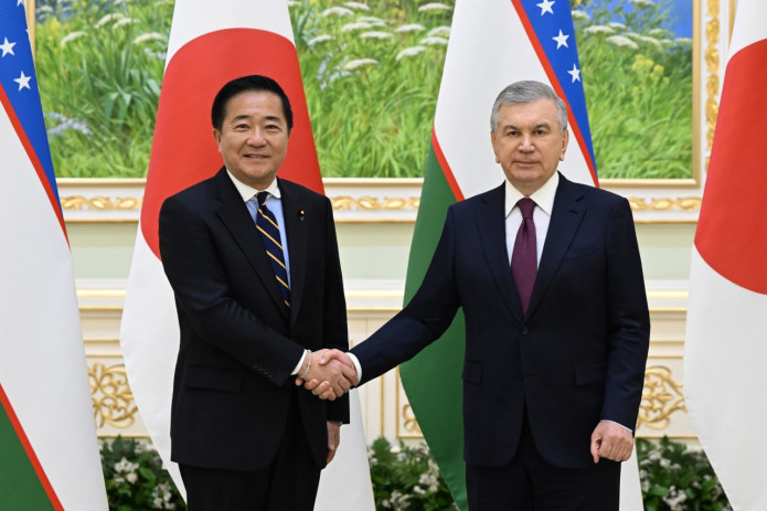 Shavkat Mirziyoyev Yaponiya Bosh vazirining maxsus maslahatchisi Akixisa Nagasimani qabul qildi