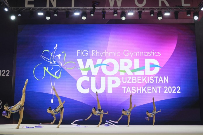 Гимнастки из Узбекистана стали первыми в общекомандном зачете на Кубке мира