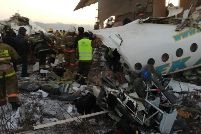 Опубликована поминутная хронология авиакатастрофы под Алматы
