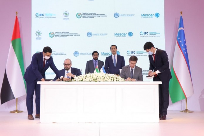 С компанией Masdar подписаны соглашения по двум фотоэлектростанциям