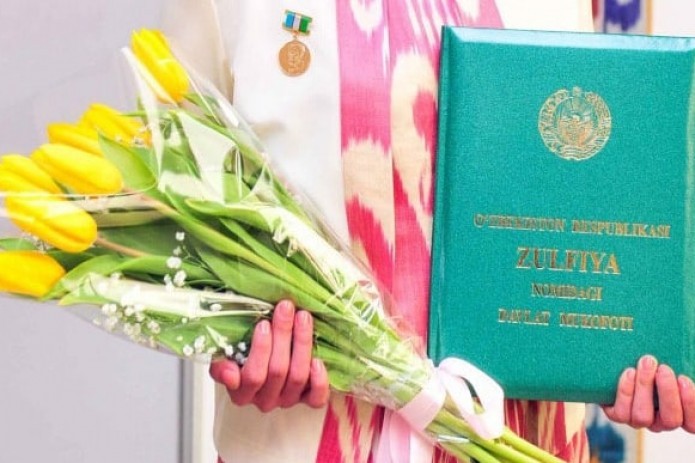 Shavkat Mirziyoyev bir guruh xotin-qizlarni “Zulfiya” mukofoti bilan taqdirladi