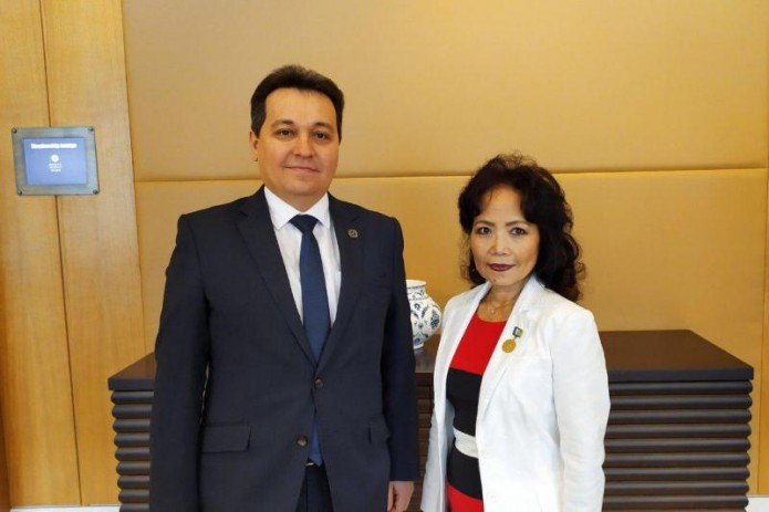 Координатор GPE в Узбекистане награждена нагрудным знаком «Таълим хомийси»