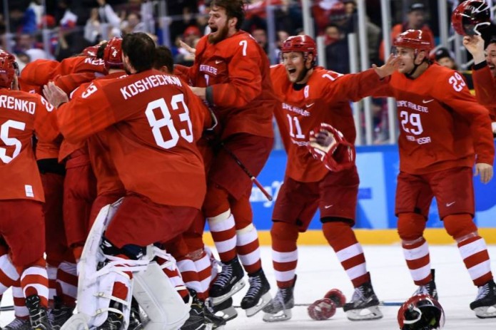 Российские хоккеисты - олимпийские чемпионы!