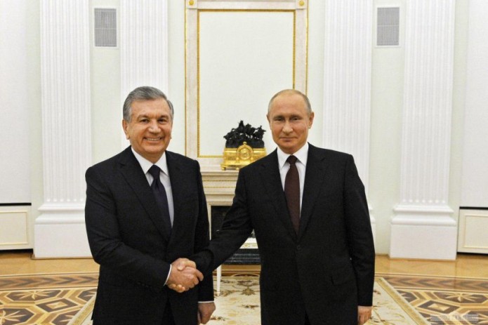 Шавкат Мирзиёев и Владимир Путин провели переговоры
