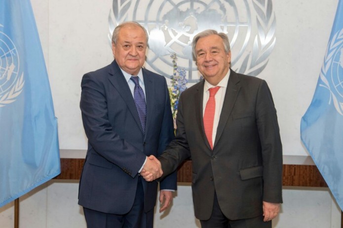 Глава МИД Абдулазиз Камилов встретился с Генеральным секретарем ООН