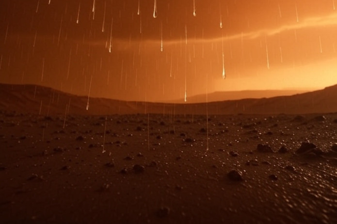 Olimlar Marsda qor va yomg‘ir yog‘ganini aniqladi