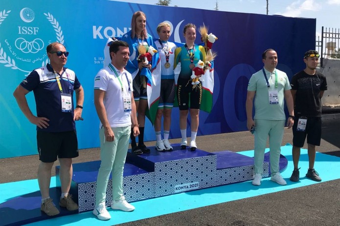 Velosportchilar Olga Zabelinskaya - oltin, Yanina Kuskova - kumush medallariga ega chiqishdi