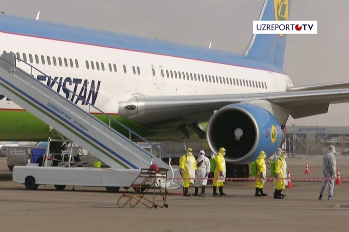 Over 800 Uzbek citizens return home via charter flights