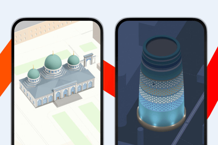 Yandex Maps`га Ўзбекистондаги диққатга сазовор жойларнинг 3D моделлари киритилди