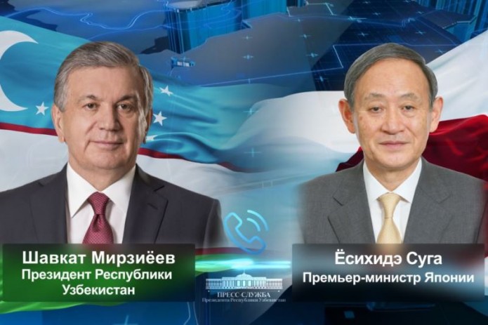 Президент Узбекистана и Премьер-министр Японии обсудили перспективы сотрудничества