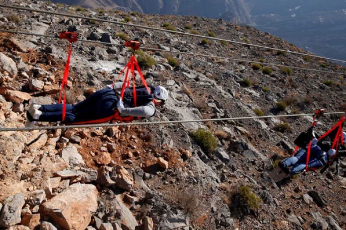 UAE launches the world's longest zipline