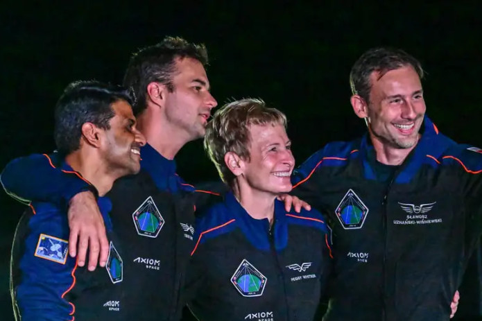 Hindiston, Vengriya va Polsha astronavtlari birinchi marta XKSga tashrif buyurishdi