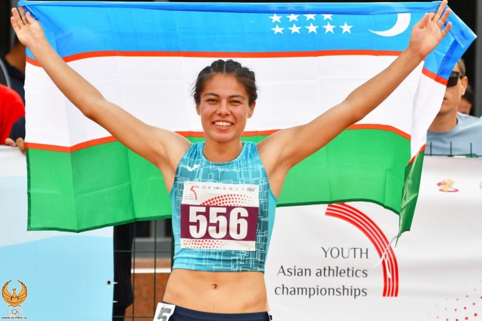 Yengil atletika: Sharifa Davronova rekord bilan Osiyo chempionligini qoʻlga kiritdi