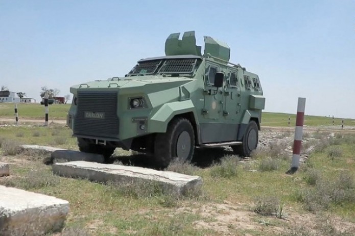 Uzbekistan tests domestically produced armored vehicle