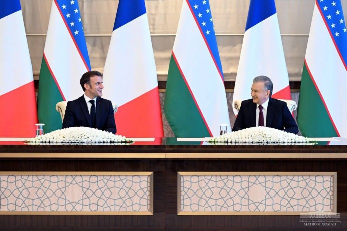 O‘zbekiston va Fransiya o‘rtasidagi hamkorlikni yanada rivojlantirishga qaratilgan qator ikki tomonlama hujjatlar imzolandi