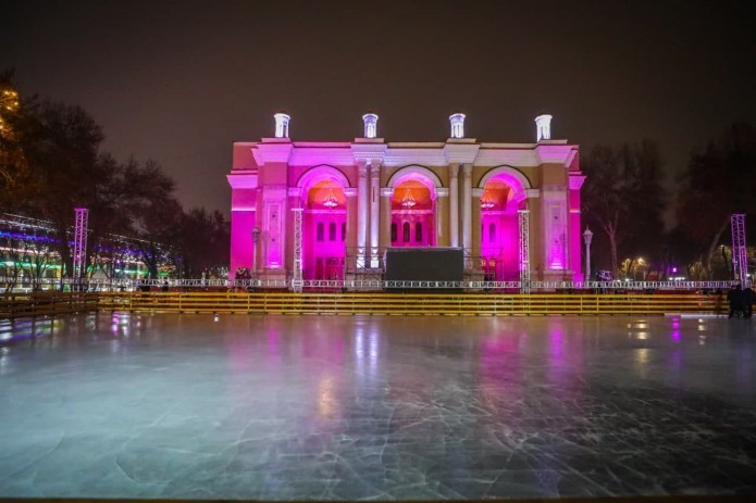 Tashkent commissions new open-air ice rink
