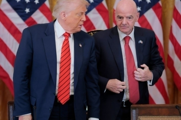 Tramp va Infantino Rossiyaning JCH-2026'da qatnashish masalasini muhokama qildi