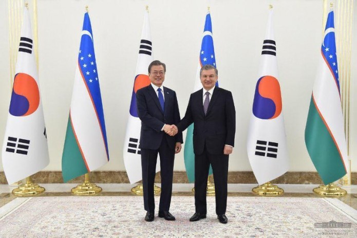 Kuksaroy hosts official welcoming ceremony for Korean president