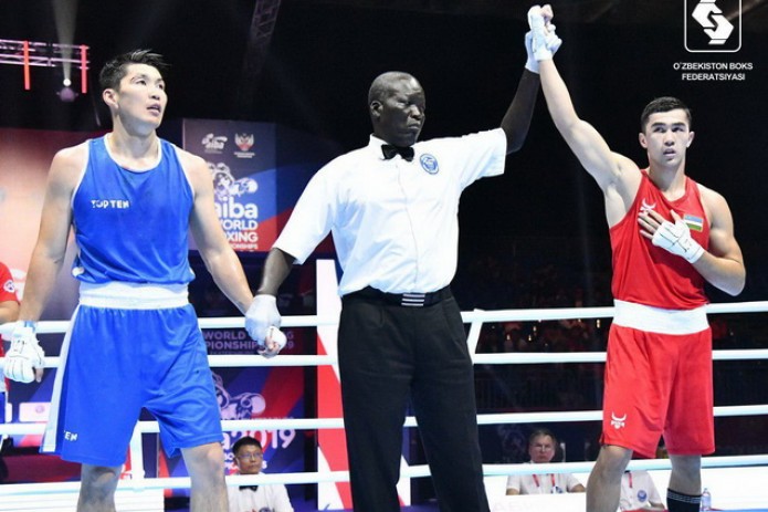 ЧМ по боксу: Дильшодбек Рузметов одержал победу в первом бою