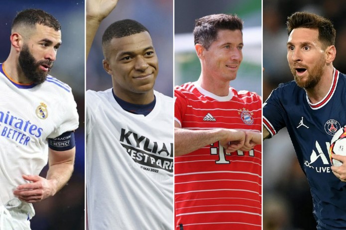 Messi, Benzema, Mbappe, Levandovski: Kuchli beshlik chempionatlari mavsum ramziy jamoasi e'lon qilindi