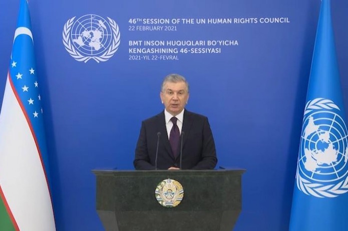 Mirziyoyev outlines human rights and freedoms a priority