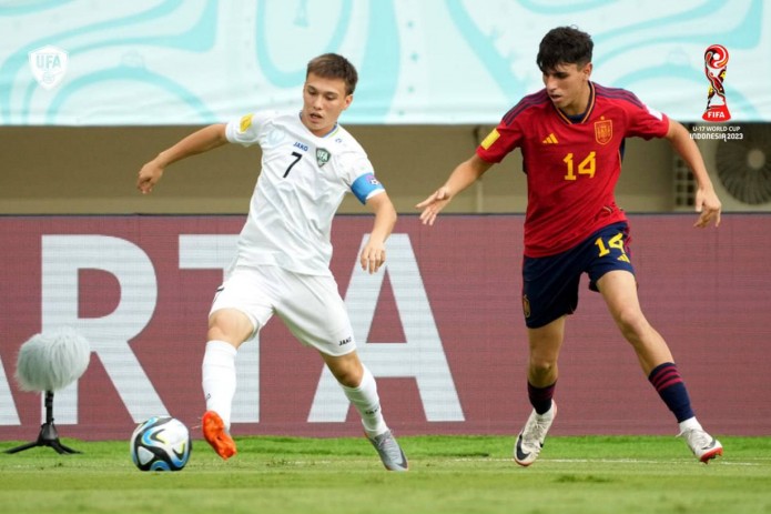 Jahon chempionati U-17: O‘zbekiston terma jamoasi Ispaniya bilan durang o‘ynadi