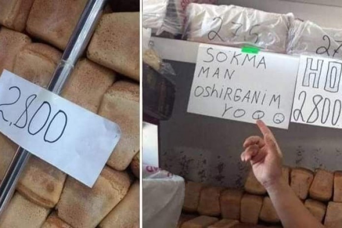 В Узбекистане цена на буханку хлеба выросла почти в два раза — до 2800 сумов