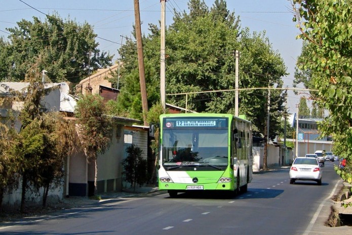 В Ташкенте изменился маршрут движения автобуса №12