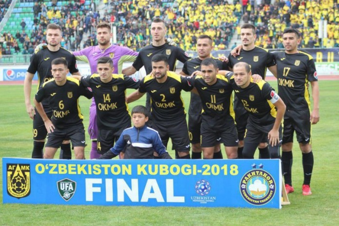Футбол: Впервые в истории АГМК завоевал Кубок Узбекистана